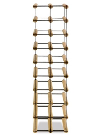 Regały na butelki szklane/PET RW-8  Przechowywanie alkoholu w domu - Stojak na 18 butelek RW-8 2x9 - product 3