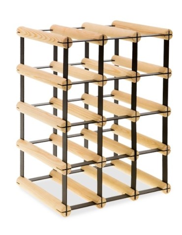 Regały na butelki szklane/PET RW-8  Przechowywanie alkoholu w domu - Stojak RW-8 3x4 na 12 butelek - product 5