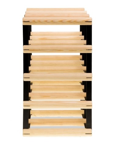 Regały na butelki szklane/PET RW-8  Przechowywanie alkoholu w domu - Stojak RW-8 3x4 na 12 butelek - product 6