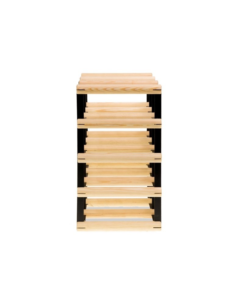 Regały na butelki szklane/PET RW-8  Przechowywanie alkoholu w domu - Stojak RW-8 3x4 na 12 butelek - product MODO24.PL 6