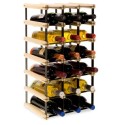 Regał alkoholowy RW-8 3x6 na kolekcję 18 win - Drewno i metal