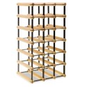 Regał alkoholowy RW-8 3x6 na kolekcję 18 win - Drewno i metal