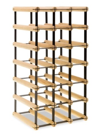 Regały na butelki szklane/PET RW-8  Przechowywanie alkoholu w domu - Stojak RW-8 3x6 na 18 butelek - product 3