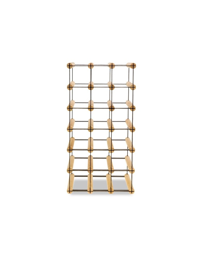 Regały na butelki szklane/PET RW-8  Przechowywanie alkoholu w domu - Stojak RW-8 3x6 na 18 butelek - product MODO24.PL 4