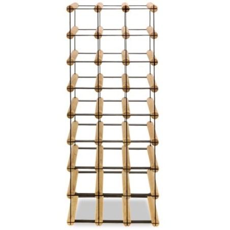 Stojak RW-8 3x8 otwarty regał z drewna i metalu na 24 butelki