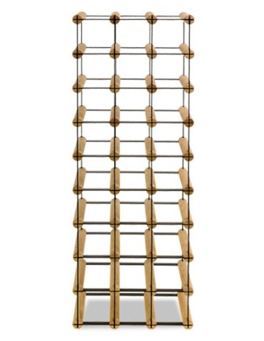 Regały na butelki szklane/PET RW-8  Przechowywanie alkoholu w domu - Stojak RW-8 3x9 na 27 butelek - product 4