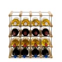 Regał winiarski RW-8 4x4 na 16 butelek trunków