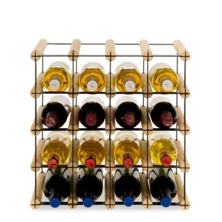 Regał winiarski RW-8 4x4 na 16 butelek trunków