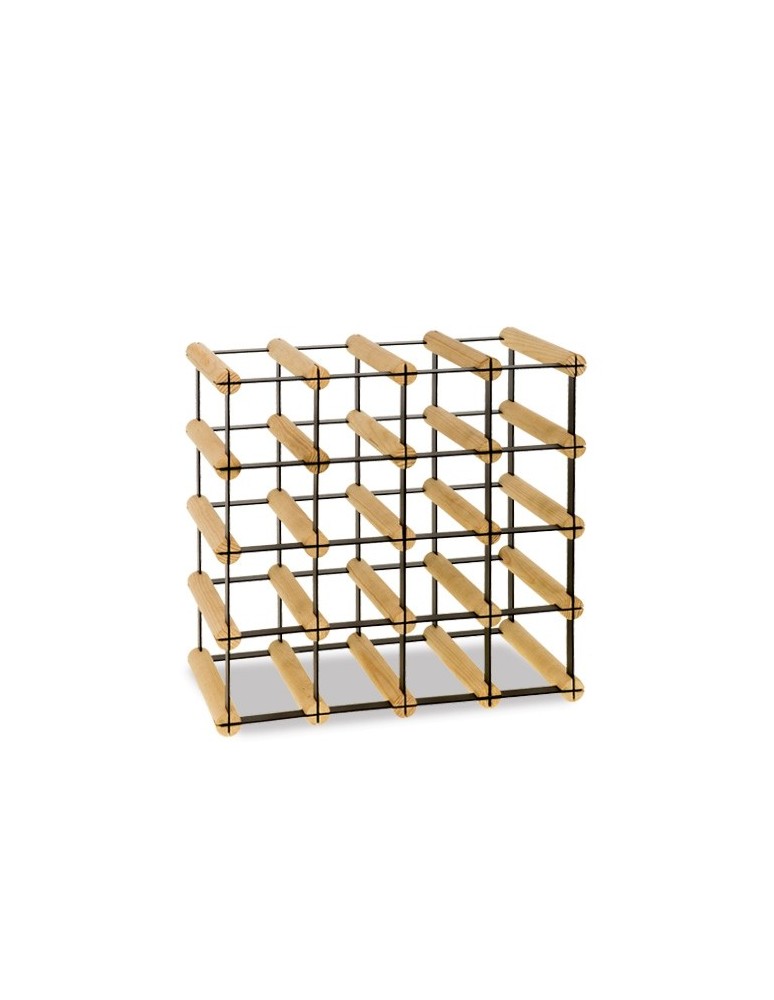 Regały na butelki szklane/PET RW-8  Przechowywanie alkoholu w domu - Regał winiarski RW-8 4x4 na 16 butelek trunków - product MODO24.PL 3