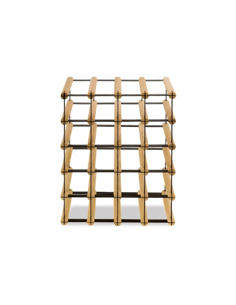 Regały na butelki szklane/PET RW-8  Przechowywanie alkoholu w domu - Regał winiarski RW-8 4x5 na 20 butelek - product MODO24.PL 3