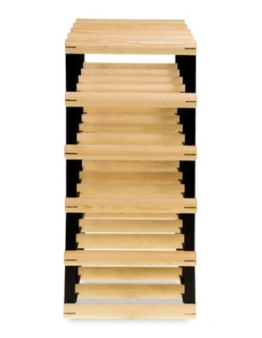 Regały na butelki szklane/PET RW-8  Przechowywanie alkoholu w domu - Regał winiarski RW-8 4x5 na 20 butelek - product 5