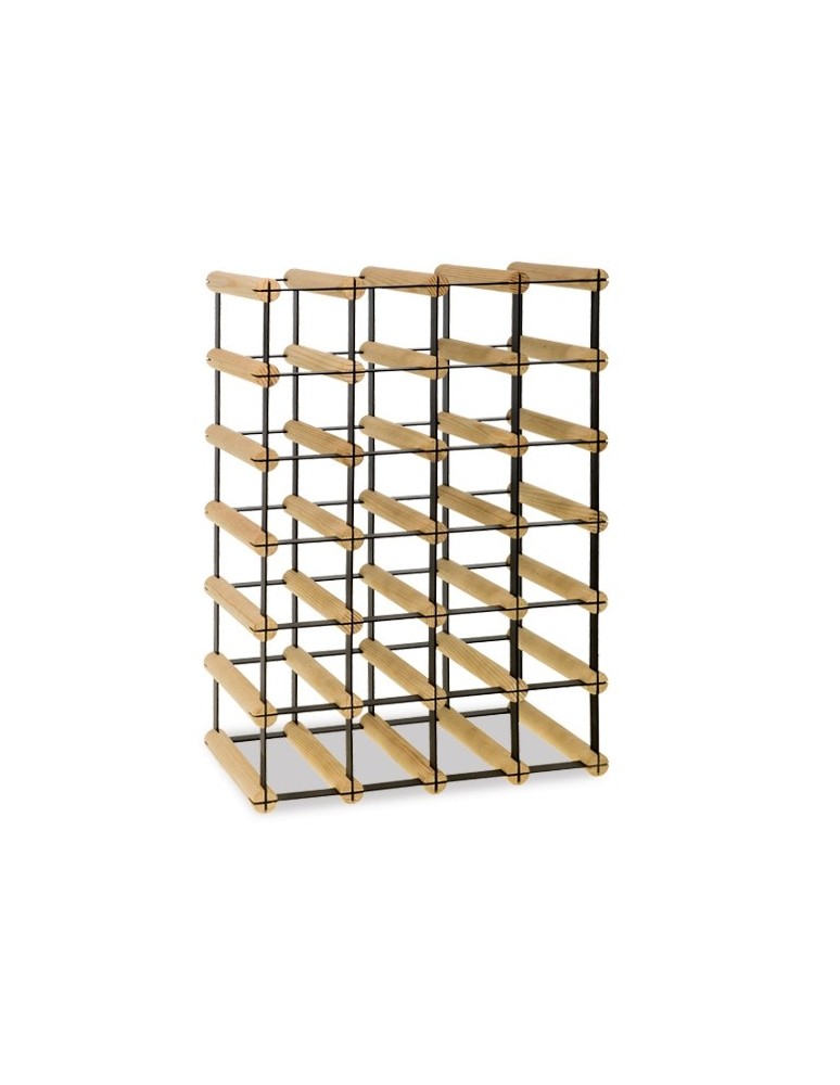 Regały na butelki szklane/PET RW-8  Przechowywanie alkoholu w domu - Regał winiarski RW-8 4x6 na 24 butelki - product MODO24.PL 3