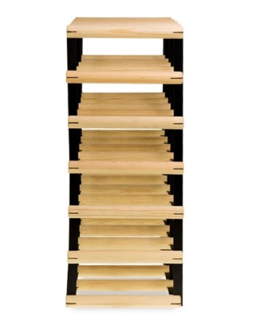 Regały na butelki szklane/PET RW-8  Przechowywanie alkoholu w domu - Regał winiarski RW-8 4x6 na 24 butelki - product 5