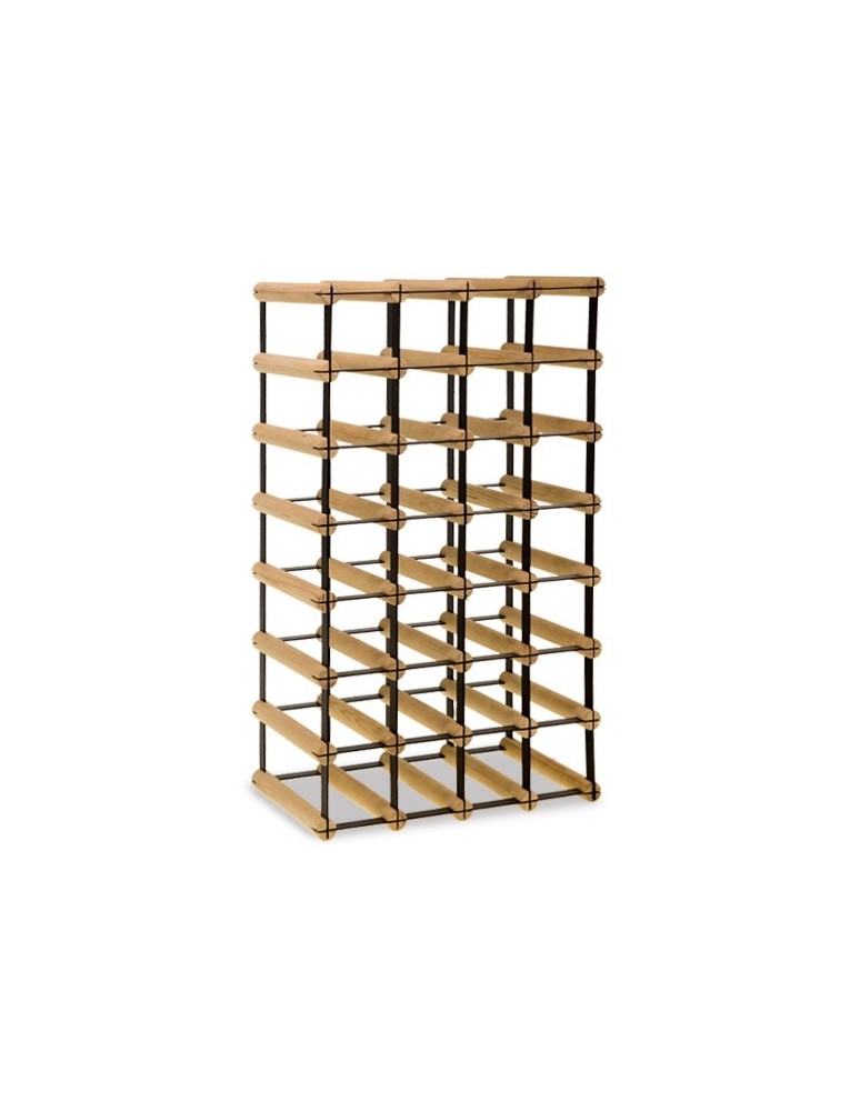 Regały na butelki szklane/PET RW-8  Przechowywanie alkoholu w domu - Regał winiarski RW-8 4x7 na 28 butelek - product MODO24.PL 5