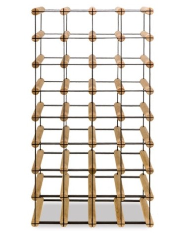 Regały na butelki szklane/PET RW-8  Przechowywanie alkoholu w domu - Regał winiarski RW-8 4x8 na 32 butelki - product 4