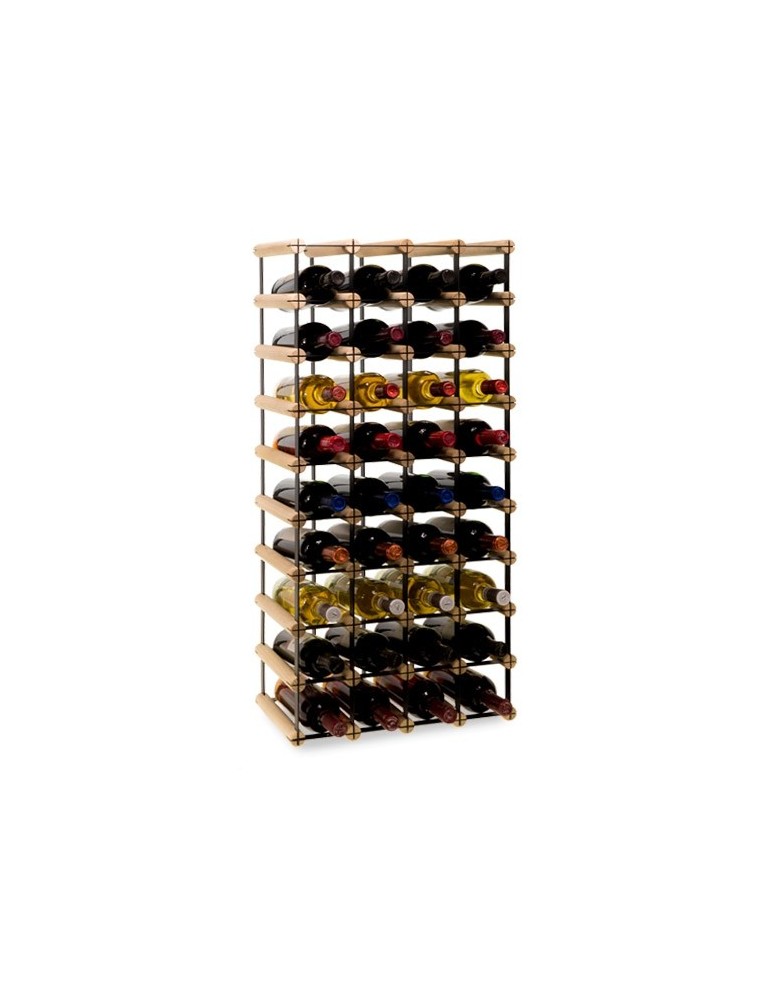 Regały na butelki szklane/PET RW-8  Przechowywanie alkoholu w domu - Regał winiarski RW-8 4x9 na 36 butelek - produkt MODO24.PL 1