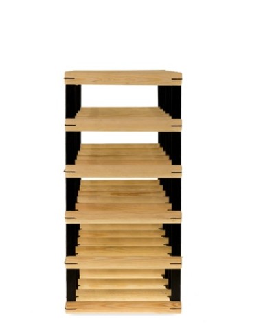 Regały na butelki szklane/PET RW-8  Przechowywanie alkoholu w domu - Regał alkoholowy RW-8 5x5 na 25 butelek - product 4