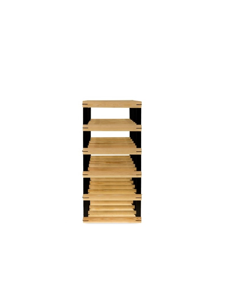 Regały na butelki szklane/PET RW-8  Przechowywanie alkoholu w domu - Regał alkoholowy RW-8 5x5 na 25 butelek - product MODO24.PL 4