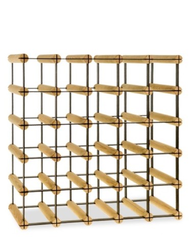 Regały na butelki szklane/PET RW-8  Przechowywanie alkoholu w domu - Regał alkoholowy RW-8 5x5 na 25 butelek - product 5