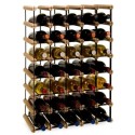 Stojak na 35 butelek wina RW-8 5x7 Etażerka z drewna i metalu