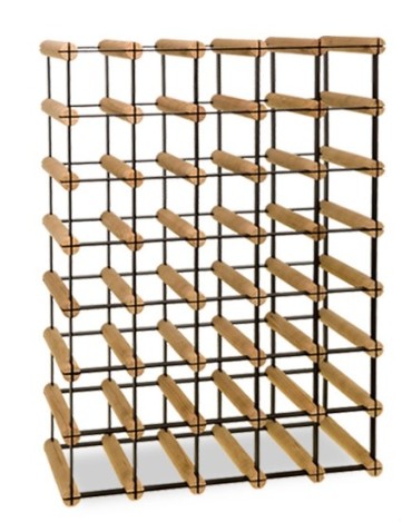 Regały na butelki szklane/PET RW-8  Przechowywanie alkoholu w domu - Regał alkoholowy RW-8 5x7 na 35 butelek - product 4