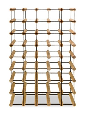 Regały na butelki szklane/PET RW-8  Przechowywanie alkoholu w domu - Regał alkoholowy RW-8 5x8 na 40 butelek - product 4