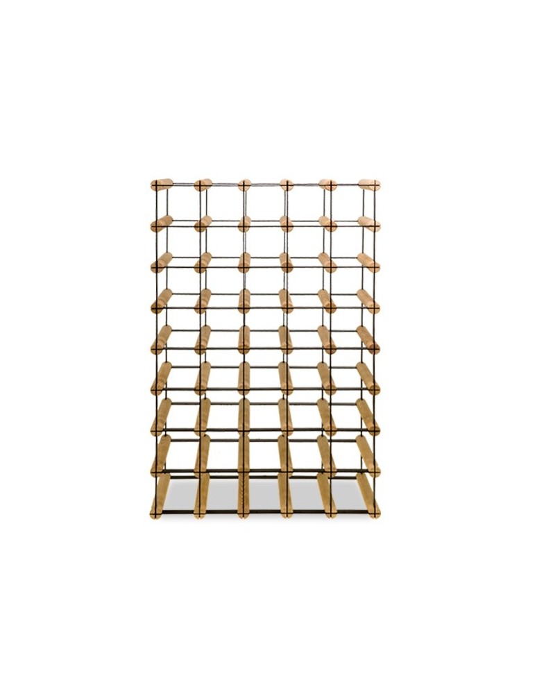 Regały na butelki szklane/PET RW-8  Przechowywanie alkoholu w domu - Regał alkoholowy RW-8 5x8 na 40 butelek - product MODO24.PL 4