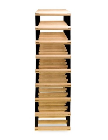 Regały na butelki szklane/PET RW-8  Przechowywanie alkoholu w domu - Regał alkoholowy RW-8 5x8 na 40 butelek - product 5