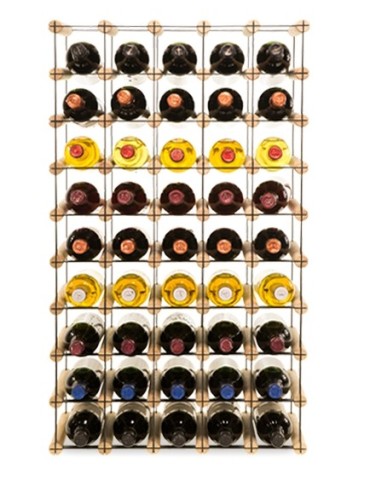 Regał alkoholowy RW-8 5x9 na 45 butelek Light wood - dark metal - product 2