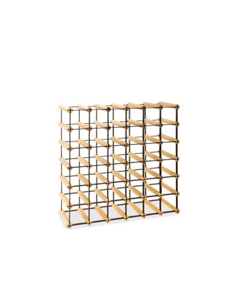 Regały na butelki szklane/PET RW-8  Przechowywanie alkoholu w domu - Stojak na wino RW-8 6x6 ⚖️ 36 butelek - product MODO24.PL 3