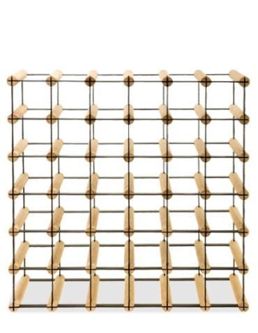Regały na butelki szklane/PET RW-8  Przechowywanie alkoholu w domu - Stojak na wino RW-8 6x6 ⚖️ 36 butelek - product 4