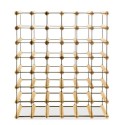Kolekcjonerski regał na 42 butelki RW-8 6x7 Dark metal - light wood