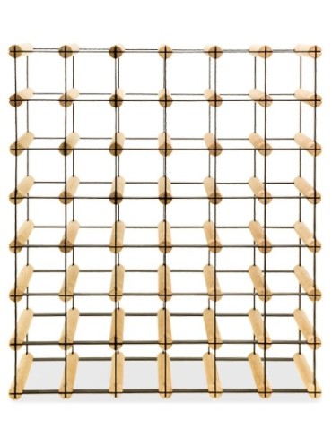 Regały na butelki szklane/PET RW-8  Przechowywanie alkoholu w domu - Stojak na wino RW-8 6x7 ⚖️ 42 butelki - product 4