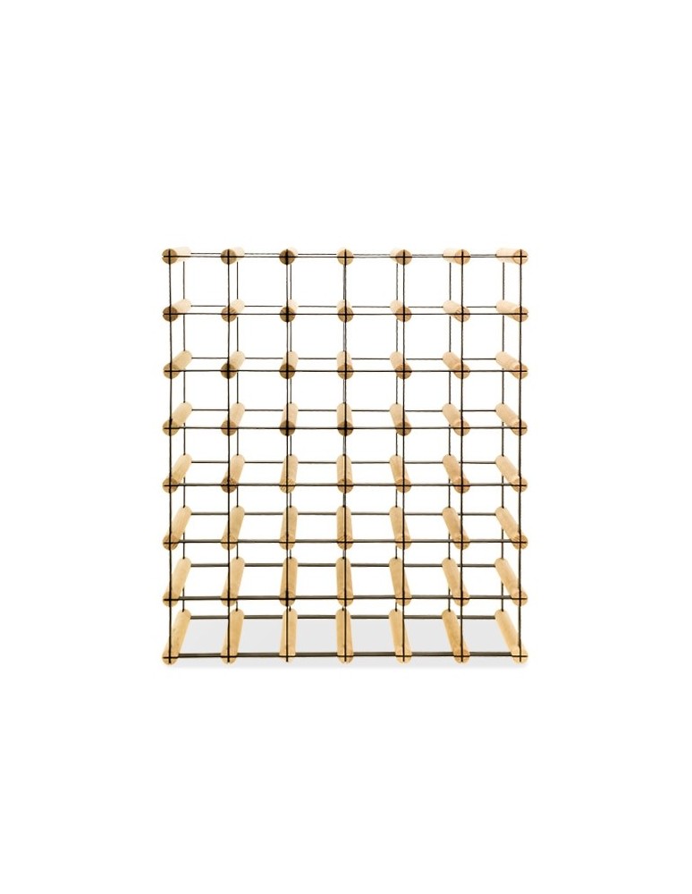 Regały na butelki szklane/PET RW-8  Przechowywanie alkoholu w domu - Stojak na wino RW-8 6x7 ⚖️ 42 butelki - product MODO24.PL 4