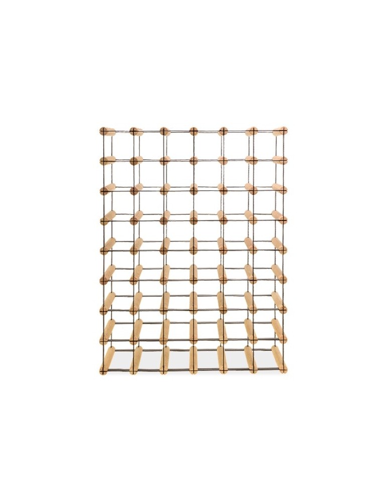 Regały na butelki szklane/PET RW-8  Przechowywanie alkoholu w domu - Stojak na wino RW-8 6x8 ⚖️ 48 butelek - product MODO24.PL 4