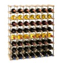 Duży regał na alkohole RW-8 7x8 wariant na 56 butelek