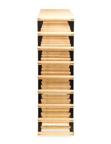 Regały na butelki szklane/PET RW-8  Przechowywanie alkoholu w domu - regał winiarski RW-8 7x8 ⚖️ 56 butelek - product 4