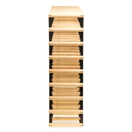 Duży regał na alkohole RW-8 7x8 wariant na 56 butelek