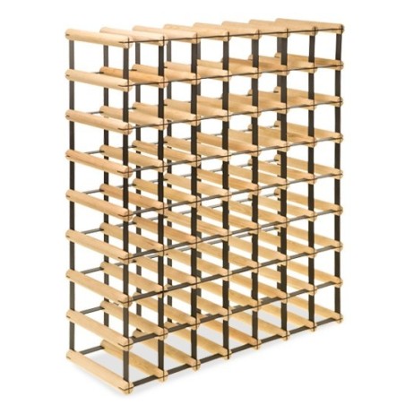 Duży regał na alkohole RW-8 7x8 wariant na 56 butelek