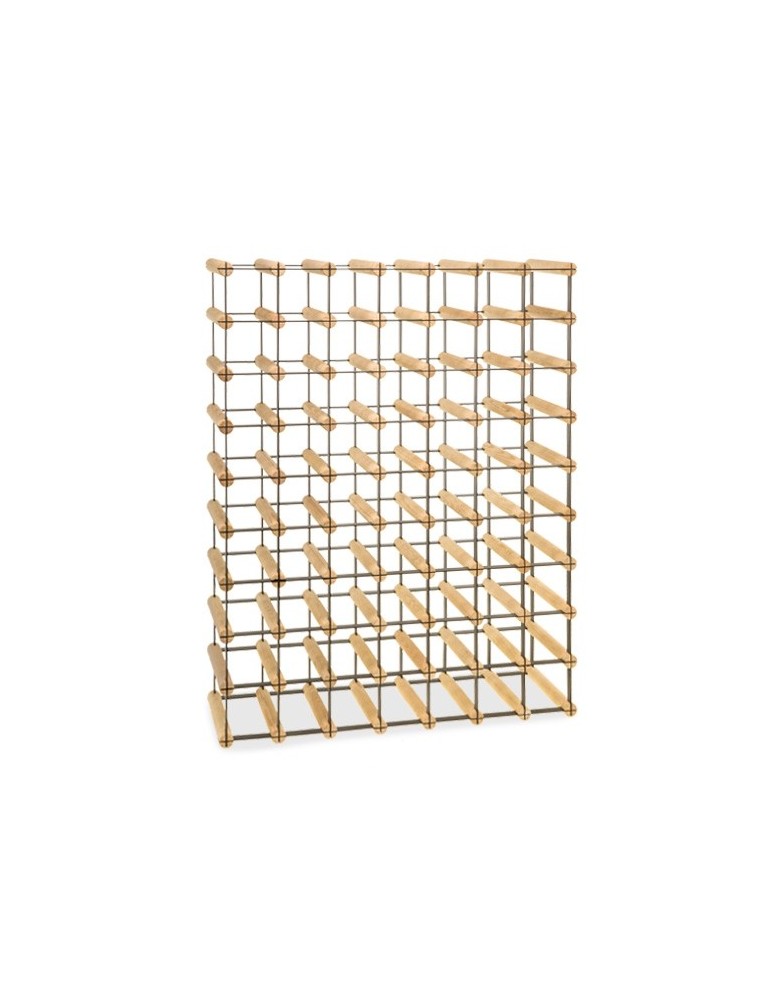 Regały na butelki szklane/PET RW-8  Przechowywanie alkoholu w domu - Regał winiarski RW-8 7x9 ⚖️ 63 butelki - product MODO24.PL 3