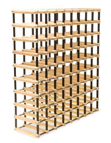 Regały na butelki szklane/PET RW-8  Przechowywanie alkoholu w domu - Regał winiarski RW-8 8x9 ⚖️ 72 butelki - product 3