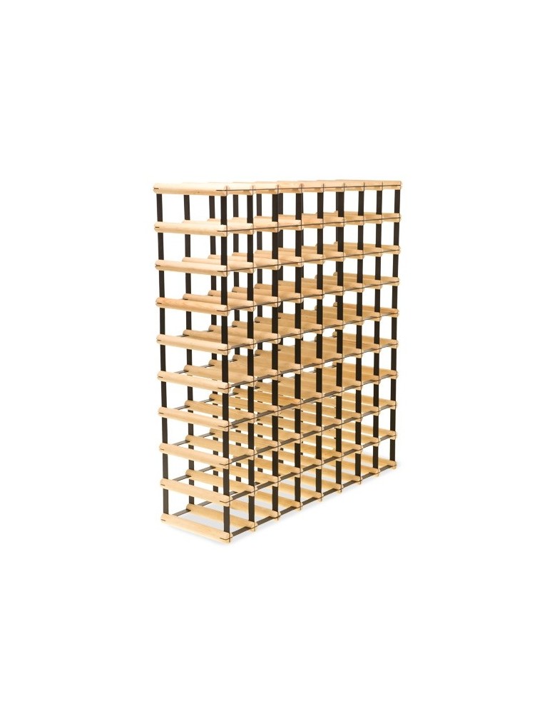 Regały na butelki szklane/PET RW-8  Przechowywanie alkoholu w domu - Regał winiarski RW-8 8x9 ⚖️ 72 butelki - product MODO24.PL 3