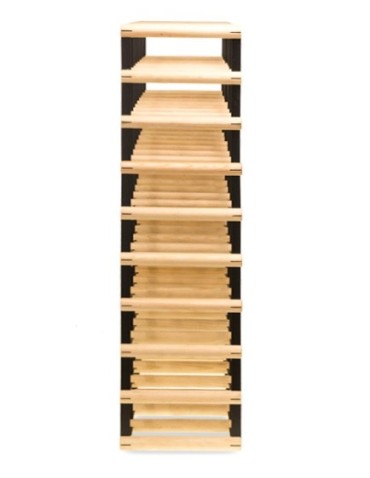 Regały na butelki szklane/PET RW-8  Przechowywanie alkoholu w domu - Regał winiarski RW-8 8x9 ⚖️ 72 butelki - product 5