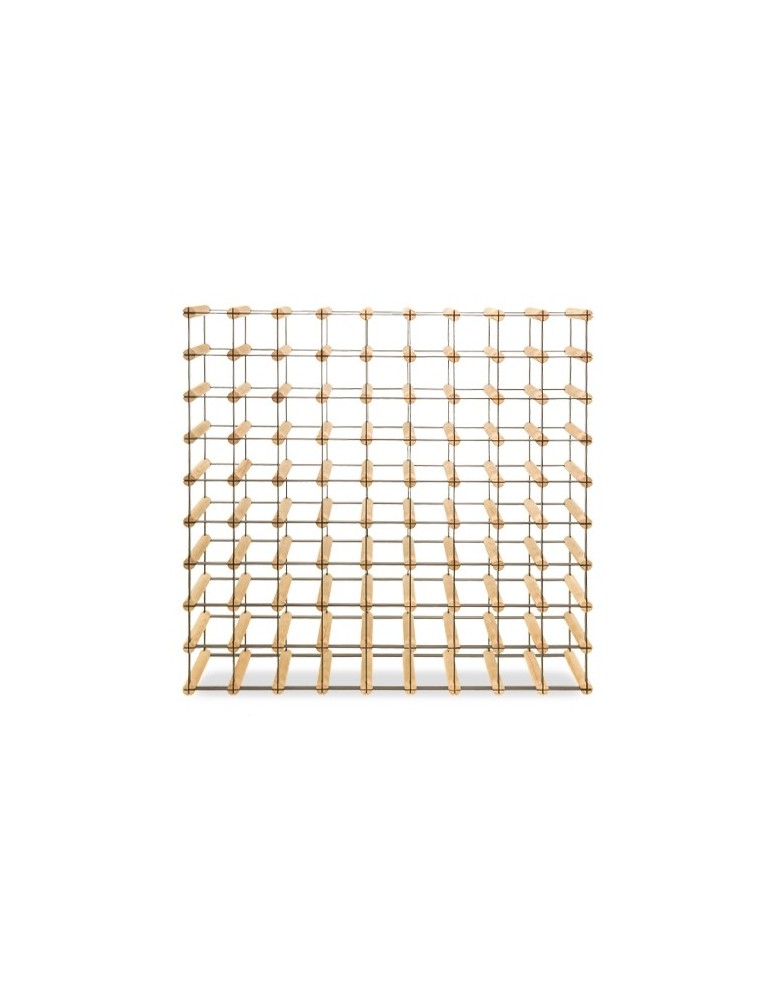 Regały na butelki szklane/PET RW-8  Przechowywanie alkoholu w domu - Regał winiarski RW-8 9x9 ⚖️ 81 butelek - product MODO24.PL 4