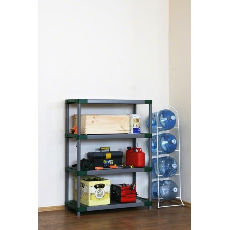 Regał plastikowy Jupiter- 4 138x110x46 szary