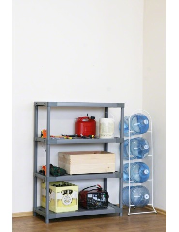 Regał plastikowy Jupiter-4 138x80x46 szary - product 2