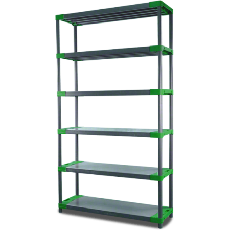 Regał plastikowy Jupiter-6 222x100x46 zielony