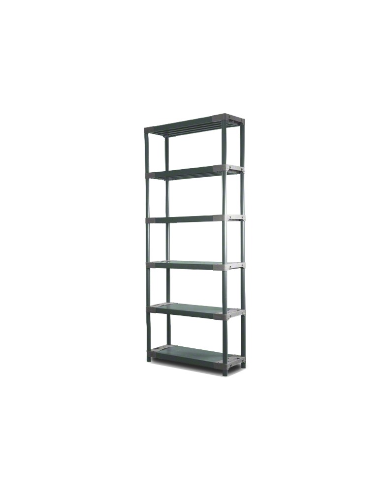 Jupiter-6 - Regał plastikowy Jupiter-6 222x80x46 szary - produkt MODO24.PL 1