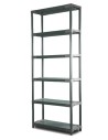 Regał plastikowy Jupiter-6 222x80x46 szary