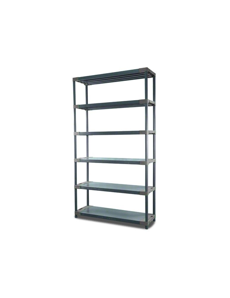 Jupiter-6 - Regał plastikowy Jupiter-6 222x90x46 szary - produkt MODO24.PL 1